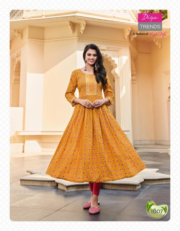 Gulabi Girl Vol 1 By Diya Trends Designer Kurti Collection